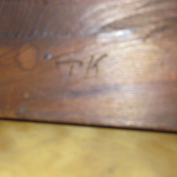 Vintage Wood Hand Carved Plaque Wall Art Picture Cabin Folk Art Decor Relief - Picture 4 of 5